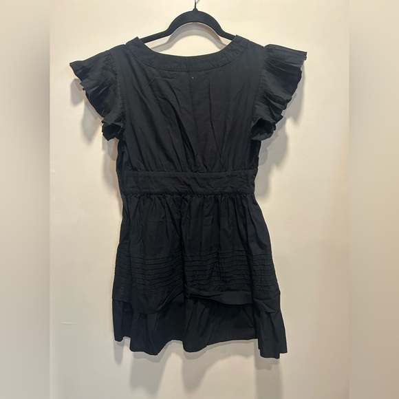 Miami Black Ruffle Sleeve Dress - Picture 6 of 7